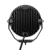 Go Rhino Xplor Blackout Series Round LED Driving Light w/DRL (Surface/Threaded Stud Mnt) 7in. - Blk - 750800711DRS