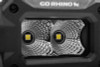 Go Rhino Xplor Bright Series Rectangle LED Flood Light Kit (Surface/Thread Std Mnt) 3x2 - Blk (Pair) - 751003023FBS