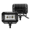 Go Rhino Xplor Bright Series Rectangle LED Flood Light Kit (Surface/Thread Std Mnt) 3x2 - Blk (Pair) - 751003023FBS