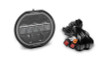 Go Rhino Xplor Blackout Series Maxline LED Hi/Low Beam w/Multi DRL (Surface Mount) 7in. - Blk - 751080711CRS