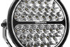 Go Rhino Xplor Blackout Series Round LED Sgl Driving Kit w/DRL (Surface/Thread Stud Mnt) 9in. - Blk - 751700911DRS