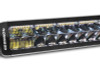 Go Rhino Xplor Blackout Combo Series Dbl Row LED Light Bar w/Amber (Side/Track Mount) 21.5in. - Blk - 752002112CDS