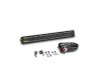 Go Rhino Xplor Blackout Combo Series Dbl Row LED Light Bar w/Amber (Side/Track Mount) 21.5in. - Blk - 752002112CDS
