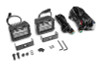 Go Rhino Xplor Bright Series Rectangle LED Flood Light Kit (Surface/Thread Std Mnt) 4x3 - Blk (Pair) - 753003023FBS