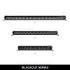 Go Rhino Xplor Blackout Series Dbl Row LED Light Bar (Side/Track Mount) 40in. - Blk - 754004011CDS