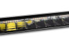 Go Rhino Xplor Blackout Combo Series Sgl Row LED Light Bar w/Amber (Side/Track Mount) 39.5in. - Blk - 754004012CSS
