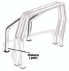 Go Rhino RHINO Bed Bar - Kickers - Chrome - 9390C
