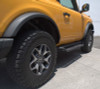 Go Rhino 2021+ Ford Bronco Dominator Extreme D1 Side Steps w/Brackets - Textured Black - D14131T