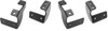 Go Rhino 2024 Toyota Tacoma DC 4dr Brackets for Dominator Extreme SideSteps - Tex. Blk - D64432TK