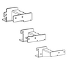 Go Rhino 16-23 Toyota Tacoma DC 4dr Brackets for Dominator Xtreme Frame Slider - Tex. Blk - FSD4429TK