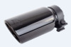Go Rhino Exhaust Tip - Black Chrome - ID 3in x L 10in x OD 4in - GRT3410BC