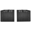 Go Rhino XVenture Gear Hard Case Mount Long 44in. (Mount ONLY for XRS/SRM Racks) - Tex. Blk - XG451607M
