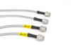 Goodridge 89-91 Honda Civic/CRX (w/Rear Drum) Stainless Steel Brake Line Kit - 20013