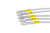 Goodridge 8/84-7/87 Toyota Corolla GTS Stainless Steel Brake Line Kit - 21080