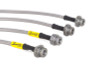 Goodridge 13-15 Nissan Sentra w/ Rear Drum Brakes SS Brake Line Kit - 22048
