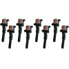 Granatelli 97-04 Ford 4.6L/5.4L 2V Hot Street Coil Packs - Black (Set of 8) - 25-2001
