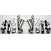 Granatelli 2.25in Alum Mild Steel Electronic Dual Slip Fit Exhaust Cutout w/Band Clamps - 303522D