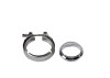 Granatelli 4.0in Aluminum Mating Male to Female Flanges w/V-Band Clamp/O-Ring Seal - 308540A