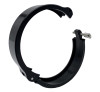 Granatelli 4.0in Dual Seal Clamshell Clamp - Aluminum Black - 318540CS