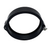Granatelli 4.0in Dual Seal Clamshell Clamp - Aluminum Black - 318540CS