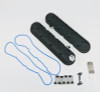 Granatelli 96-22 GM LS Tall Valve Cover w/Angled Coil Mounts - Black Wrinkle (Pair) - 640362
