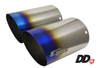 GReddy DD-R Burnt Titanium Tips L=170mm (Pair) - 11002602 User 1