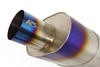 GReddy - Universal Titanium Oval Muffler 2.5in ID Muffler Inlet - 11003525 Photo - Close Up