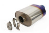 GReddy Universal 3.0in RS-Ti Oval Titanium Muffler - 11003530 Photo - Close Up