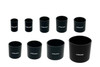 GReddy 80mm x 80mm Silicone Straight Hose - Black - 11900848 Photo - Close Up
