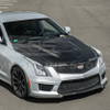 EOS Carbon Fiber Vented Hood - 16-19 Cadillac ATS-V (HOOD-1068-BKCF)