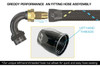 GReddy AN06 180 DEGREE HOSE END SWIVEL BLACK/GOLD ANODIZED - 12800618 Photo - Close Up