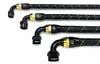 GReddy AN06 30 DEGREE HOSE END SWIVEL BLACK/GOLD ANODIZED - 12800630 Photo - Close Up