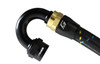 GReddy AN12 180 DEGREE HOSE END SWIVEL BLACK/GOLD ANODIZED - 12801218 Photo - Primary
