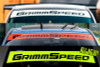 GrimmSpeed 2002+ Subaru WRX/STI / 05-09 Legacy GT Windshield Banner 43in. - White - 111035
