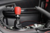 GrimmSpeed Stubby Shift Knob Stainless Steel Red - M12x1.25 - 380003