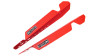 GrimmSpeed 13-17 Subaru Crosstrek TRAILS Fender Shrouds - Red - TBG114028.2