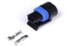 Haltech Delphi 2 Pin GM Style Coolant Temp Connector Black Plug & Pins - HT-030411
