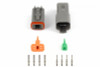 Haltech Matching Set of Deutsch DT-4 Connectors 13 Amp Plug & Pins Only - HT-031114