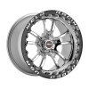 Weld Wheels S70 Polished Beadlock 17x11 Rear Wheel - 05-13 C6 Corvette GS / Z06 - 14-19 C7 Corvette GS / Z06