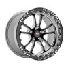Weld Wheels S70 Beadlock Black 18x12 Rear Wheel - C7 Corvette w. Carbon Brakes