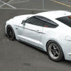 EOS Side Skirt Extension - Matte Black - 15-23 Ford Mustang S550 (SS-1248-ABS)