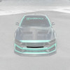 EOS Carbon Fiber Middle Grille Trim - 2024+ Ford Mustang Dark Horse (VENT-1240-BKCF)