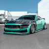 EOS Carbon Fiber Upper Grille Trim - 2024+ Ford Mustang Dark Horse (VENT-892-BKCF_VENT-1240-BKCF)