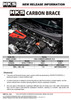 HKS Honda Civic Type R (FL5) Carbon Brace - Full Set - 83001-AH001 Photo - Close Up