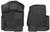 Husky Liners 2017 Ford Super Duty (Crew Cab / Super Cab) WeatherBeater Black Front Floor Liners - 13301