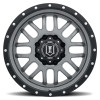 ICON Alpha 20x9 8x6.5 19mm Offset 5.75in BS 125.2mm Bore Gun Metal Wheel - 1220908057GM