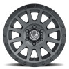 ICON Compression 18x9 6x135 6mm Offset 5.25in BS 87.1mm Double Black Wheel - 2018906352DB
