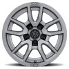 ICON Vector 5 17x8.5 5x150 25mm Offset 5.75in BS 110.1mm Bore Titanium Wheel - 2617855557TT