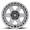 ICON Raider 17x8.5 6x5.5 0mm Offset 4.75in BS Titanium Wheel - 3417858347TT
