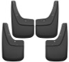 Husky Liners 14-17 GMC Sierra 1500 / 15-16 Sierra 2500 HD Front and Rear Mud Guards - Black - 56896